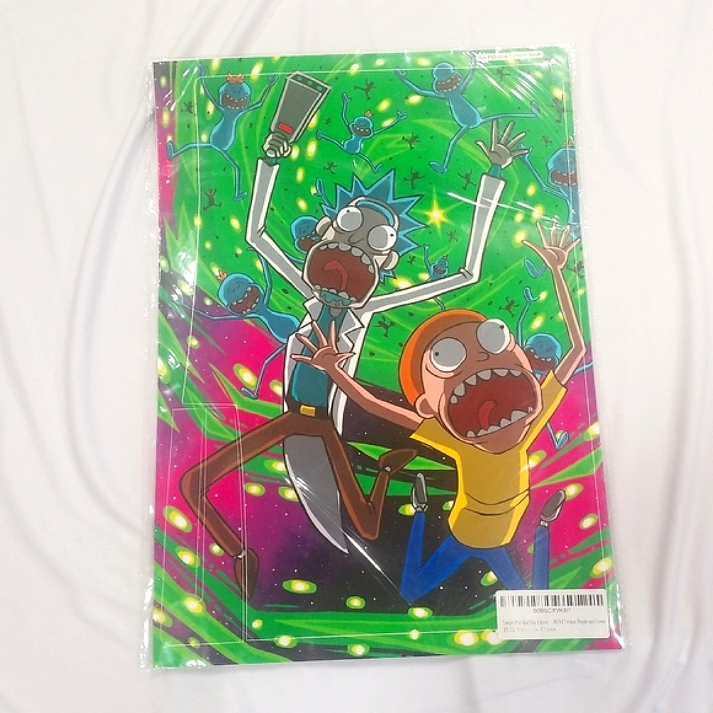 Rick and Morty, PS5 Skin Cover, purple/green